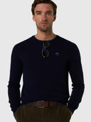 2 | Navy blue | crew-neck12gg-knitwear-699486