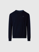 hover | Navy blue | crew-neck12gg-knitwear-699486