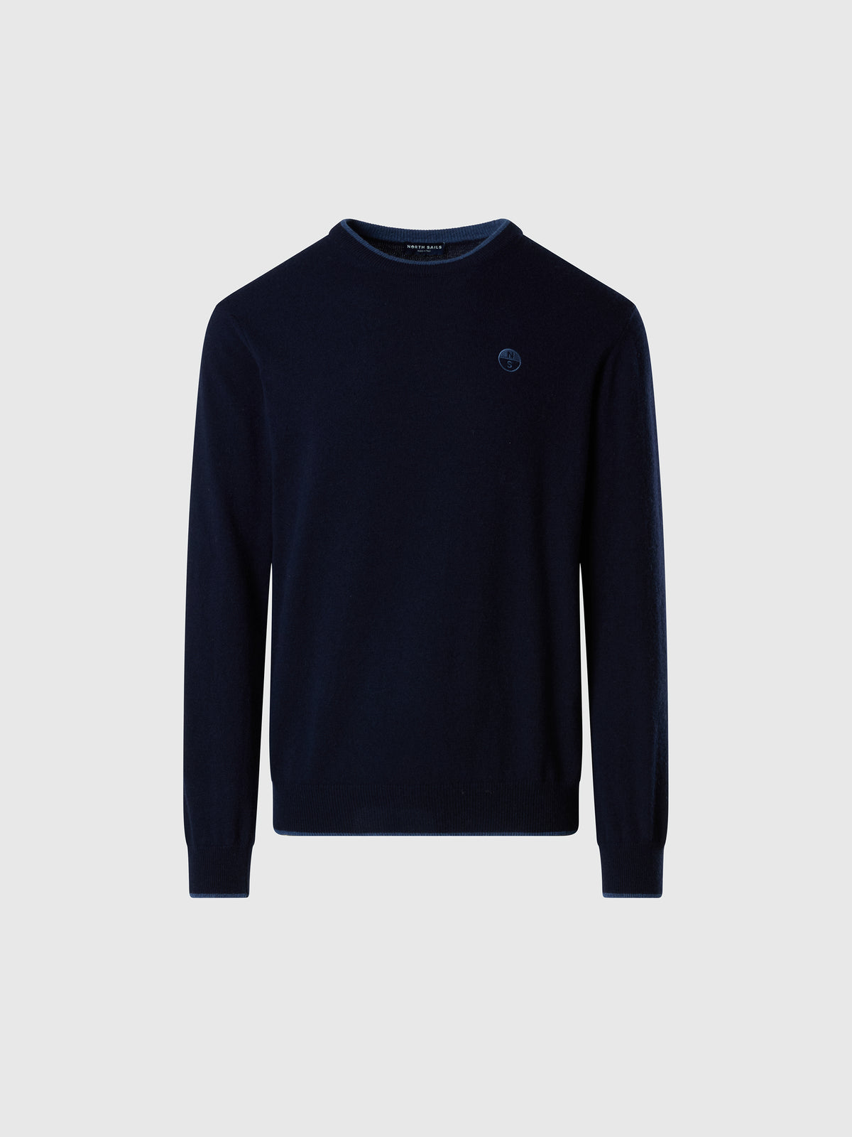 hover | Navy blue | crew-neck12gg-knitwear-699486