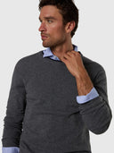 2 | Medium grey melange | crew-neck12gg-knitwear-699486