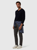 5 | Navy blue | v-neck12gg-knitwear-699487