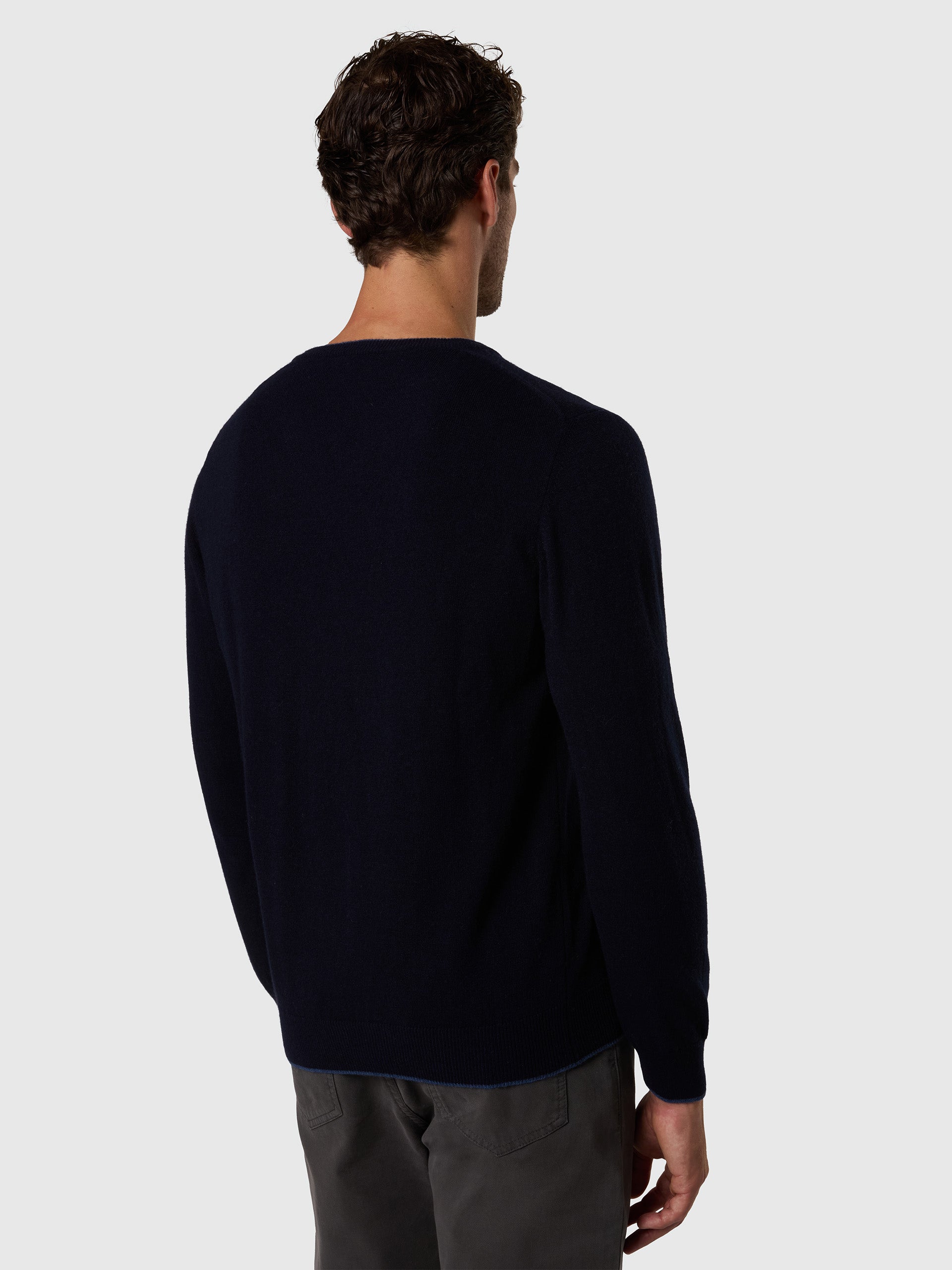 4 | Navy blue | v-neck12gg-knitwear-699487