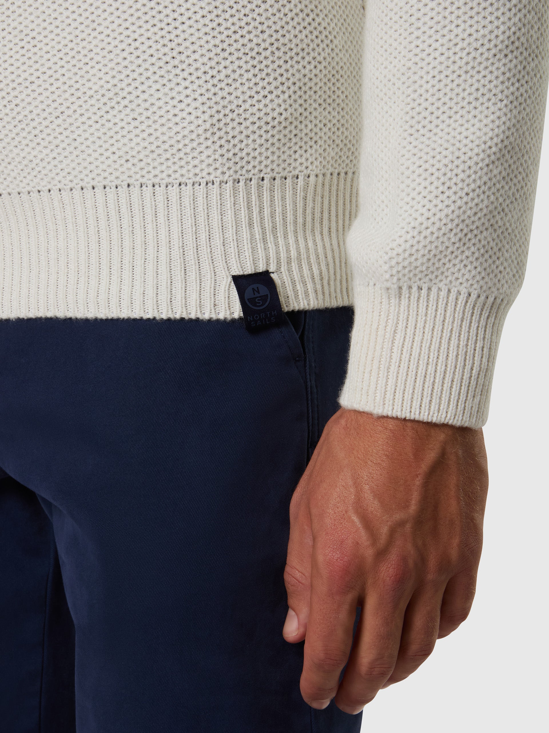 6 | Marshmallow | crew-neck-7gg-knitwear-699584
