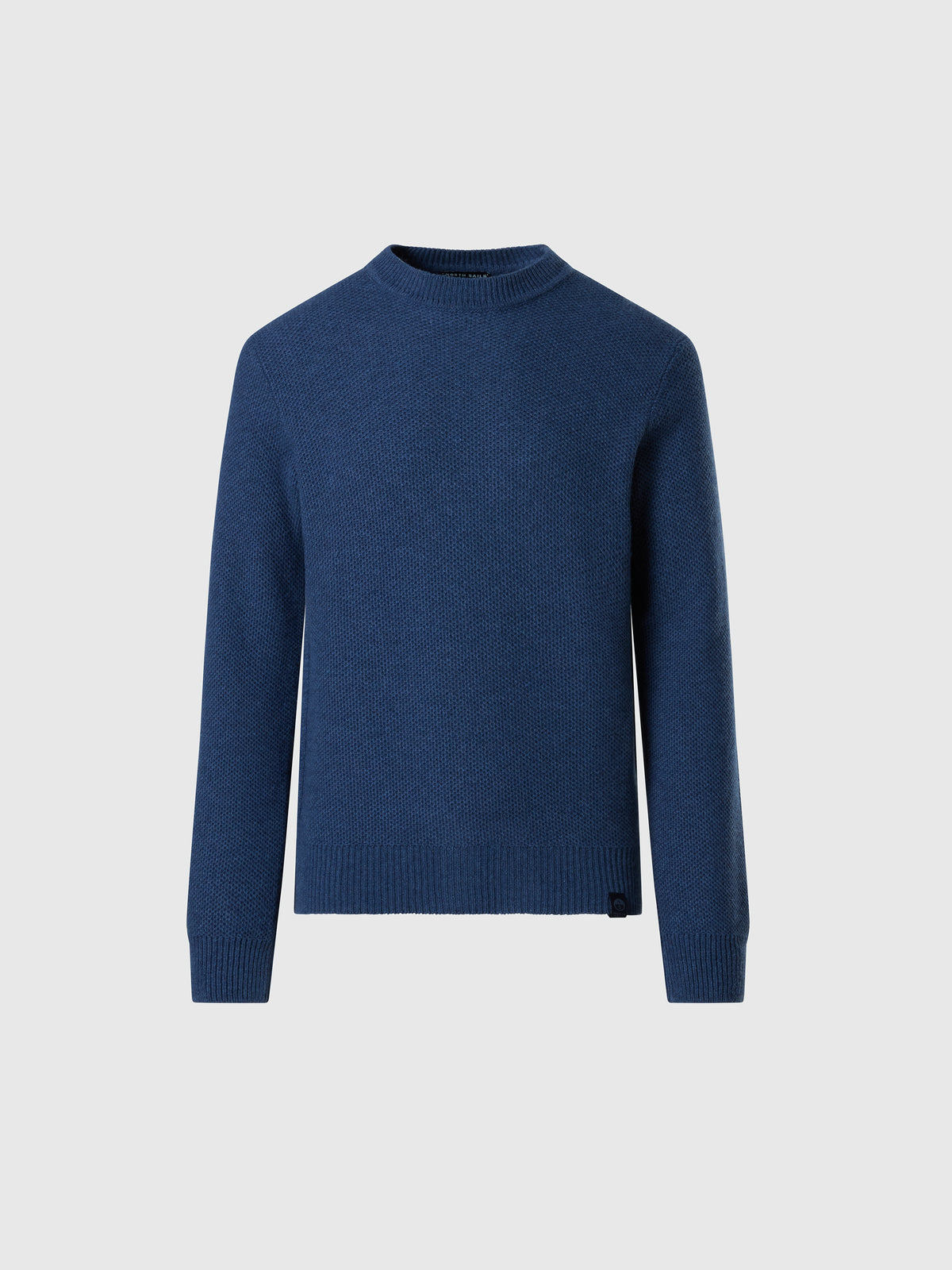 hover | China blue melange | crew-neck-7gg-knitwear-699584