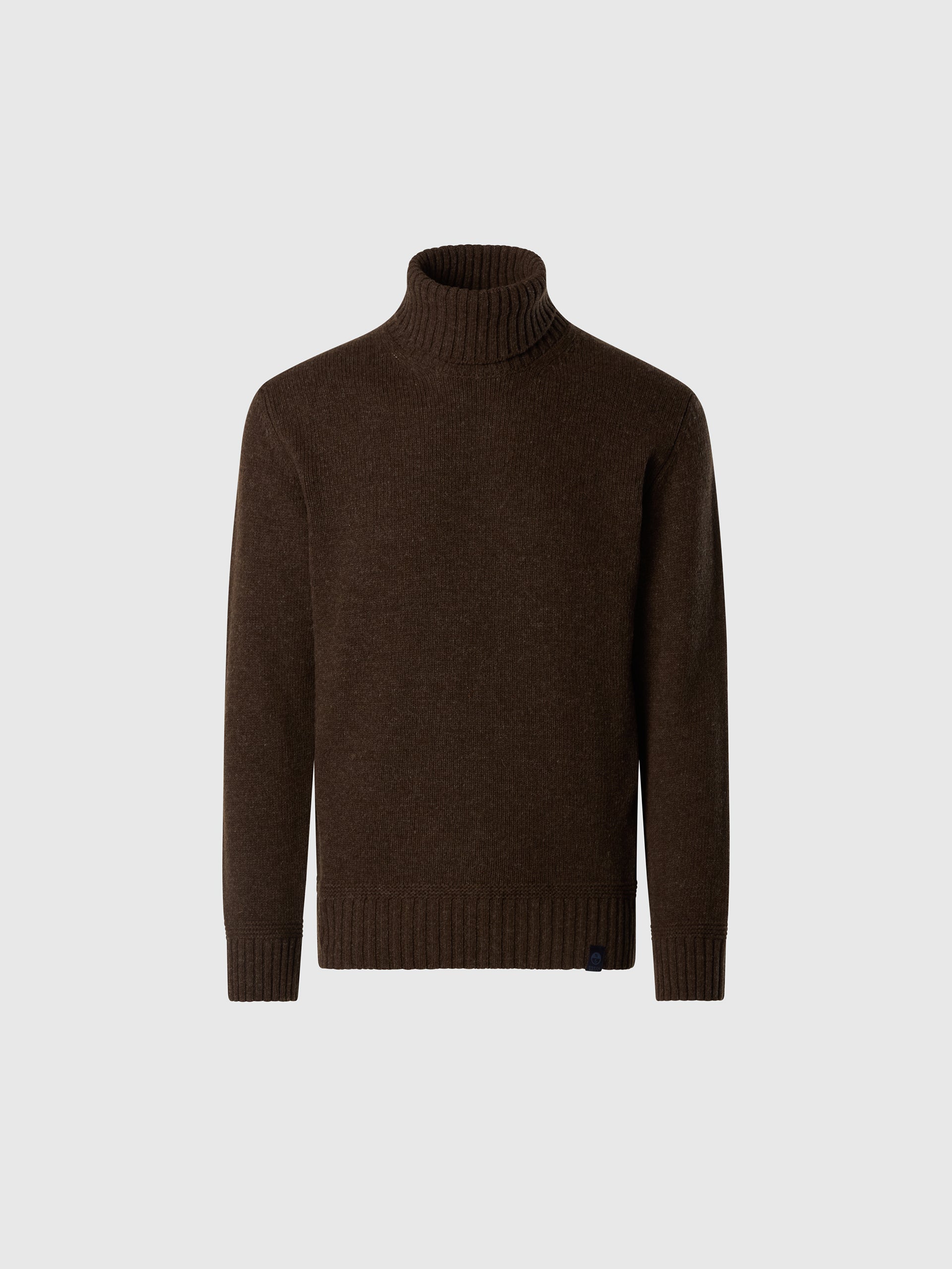 hover | Espresso melange | turtle-neck-7gg-knitwear-699594