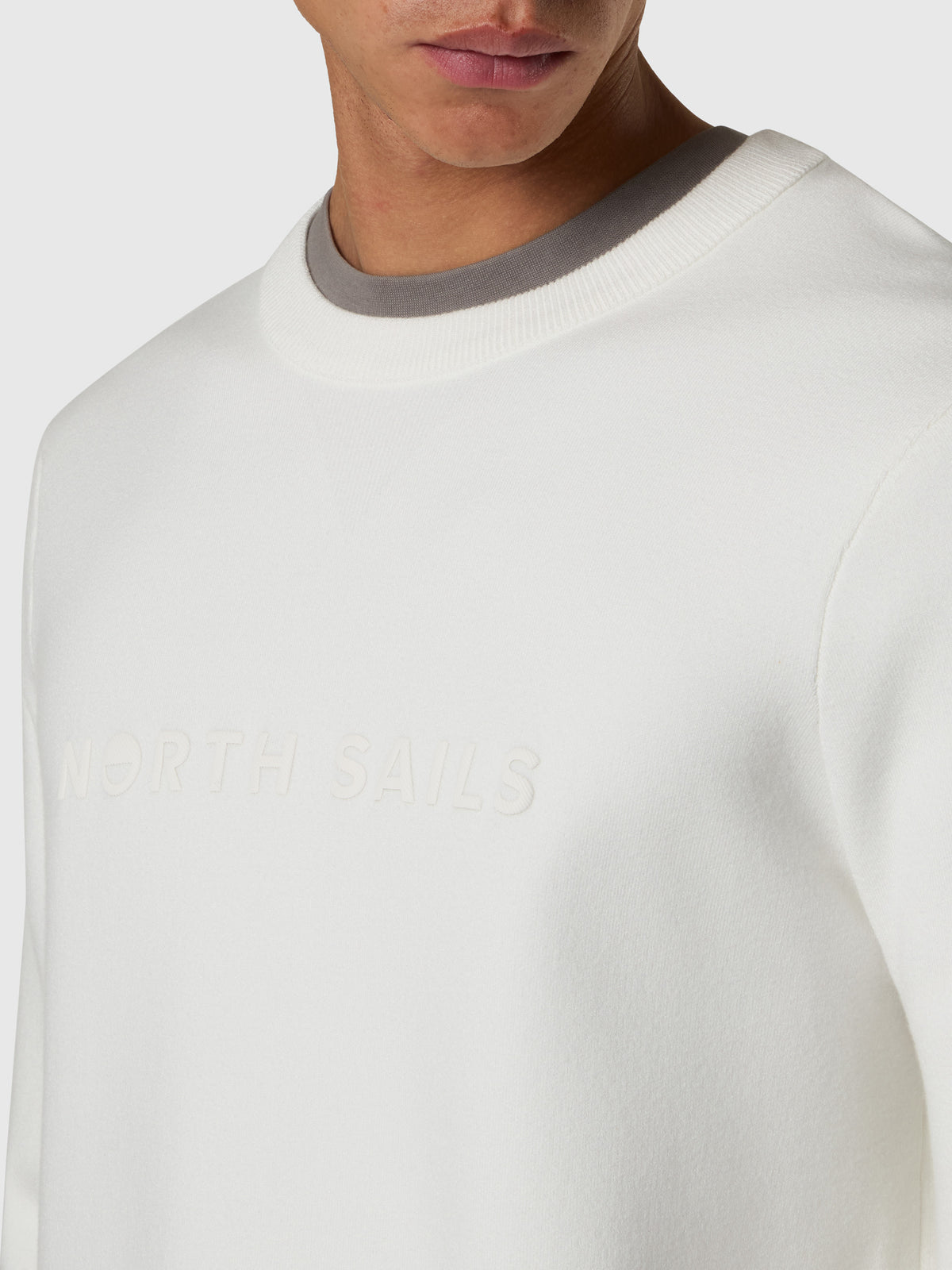 6 | Marshmallow | crewneck-12gg-knitwear-699603