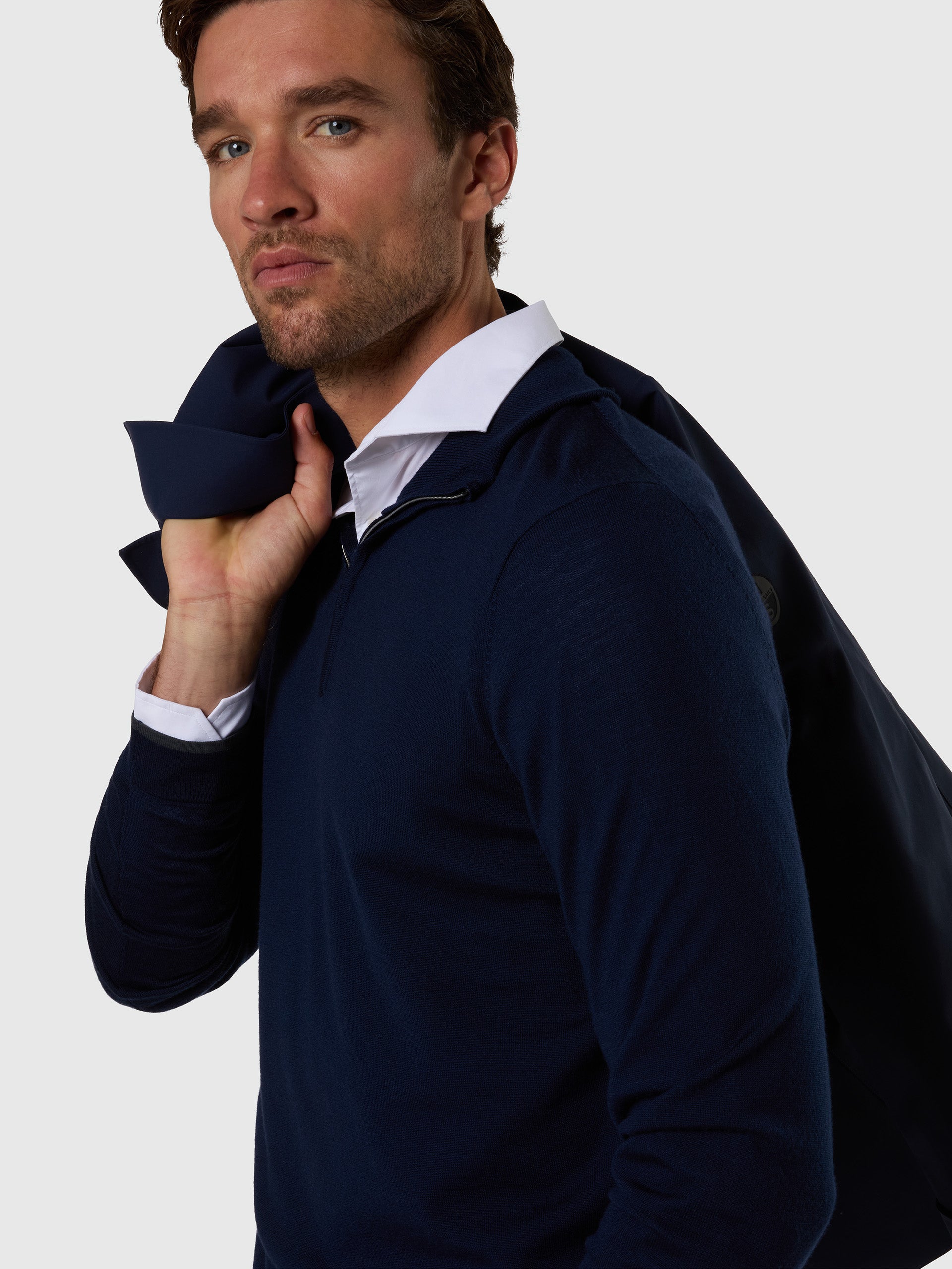 2 | Navy blue | half-zip-14gg-knitwear-699606