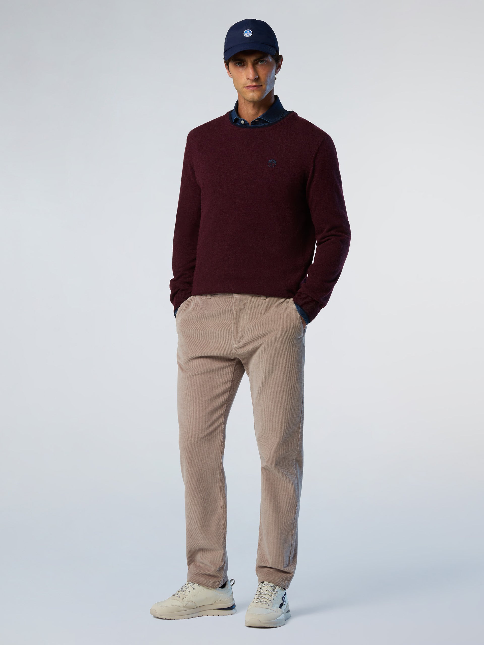 5 | Bordeaux | crewneck-12gg-knitwear-699775-1