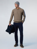 5 | Fossil melange | crewneck-12gg-knitwear-699775