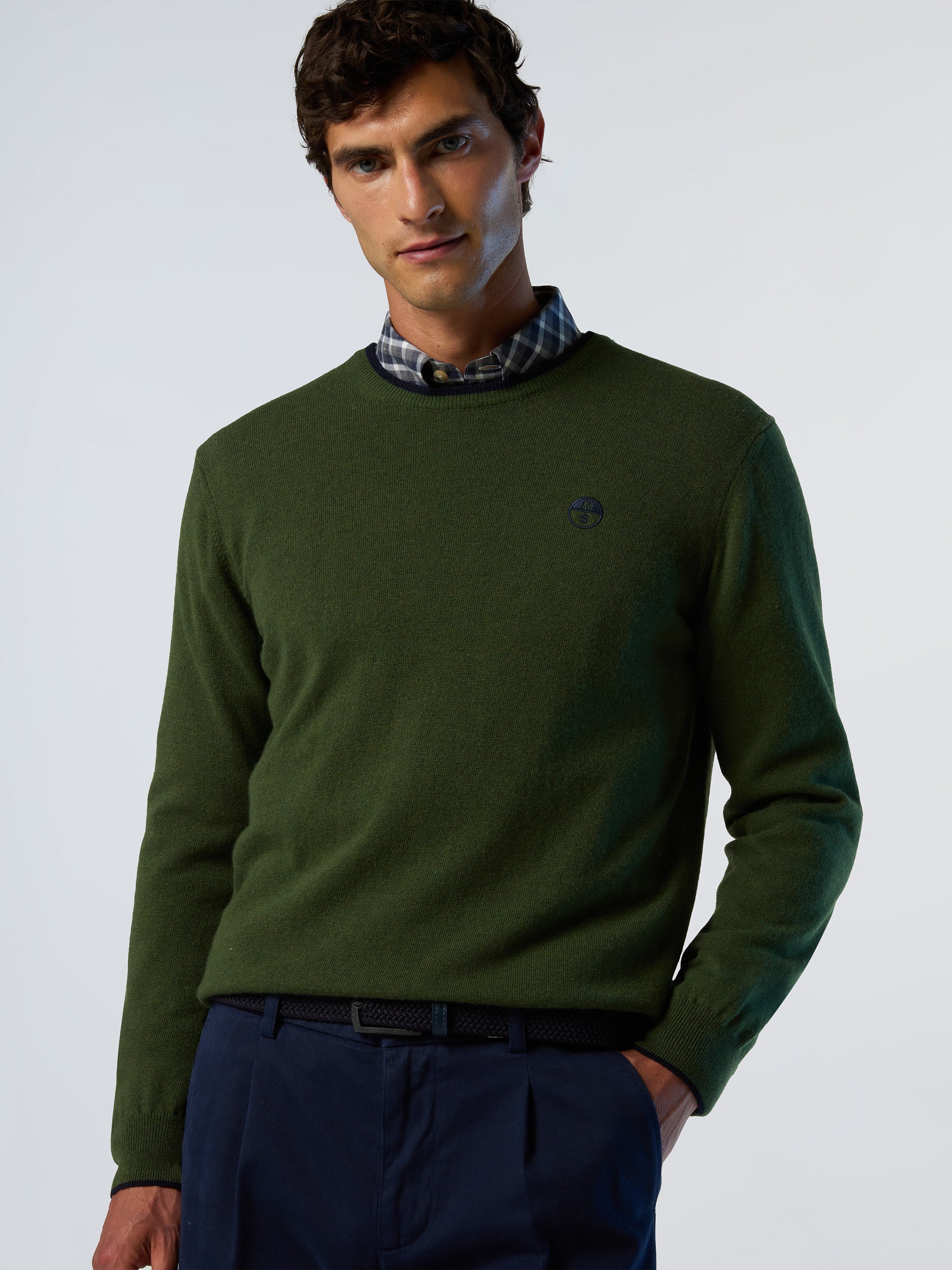 2 | Ivy green | crewneck-12gg-knitwear-699775-1