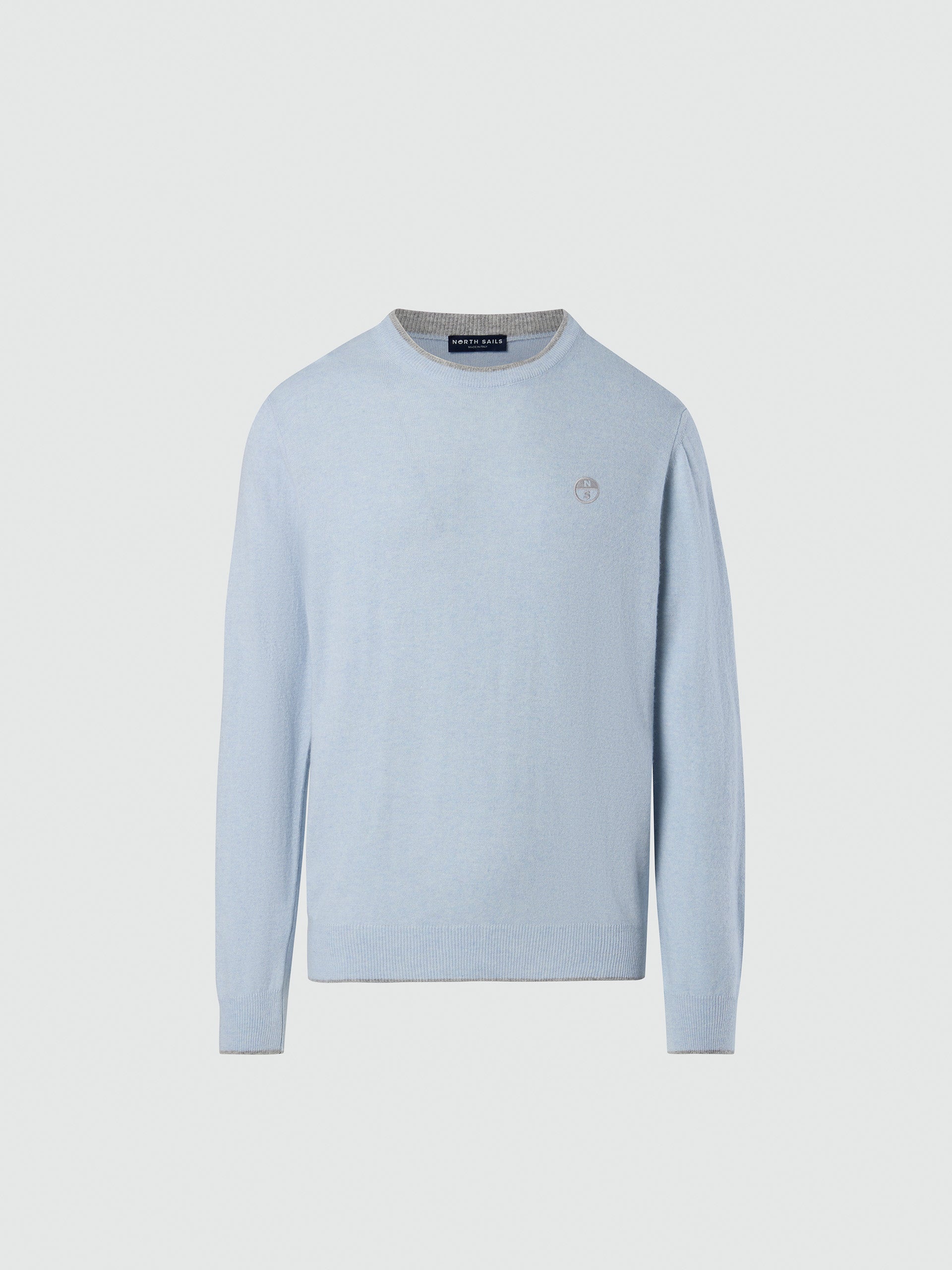 hover | Ice melange | crewneck-12gg-knitwear-699775-1
