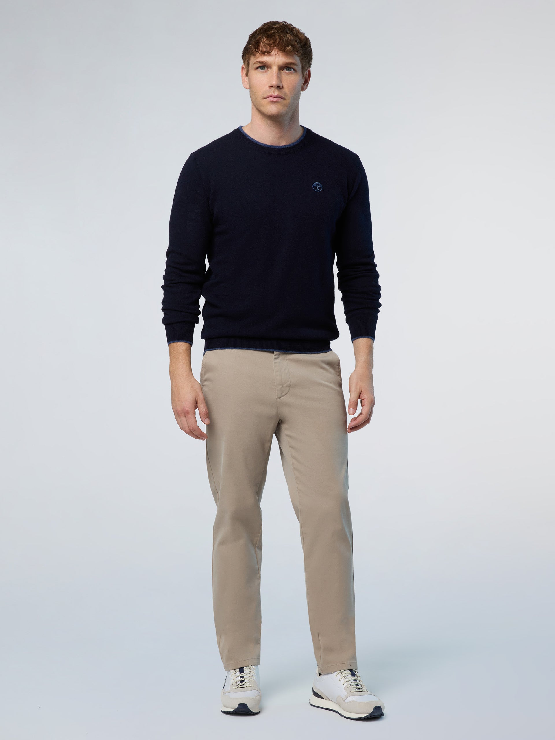 5 | Navy blue | crewneck-12gg-knitwear-699775-1