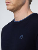 6 | Navy blue | crewneck-12gg-knitwear-699775-1