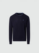 hover | Navy blue | crewneck-12gg-knitwear-699775-1