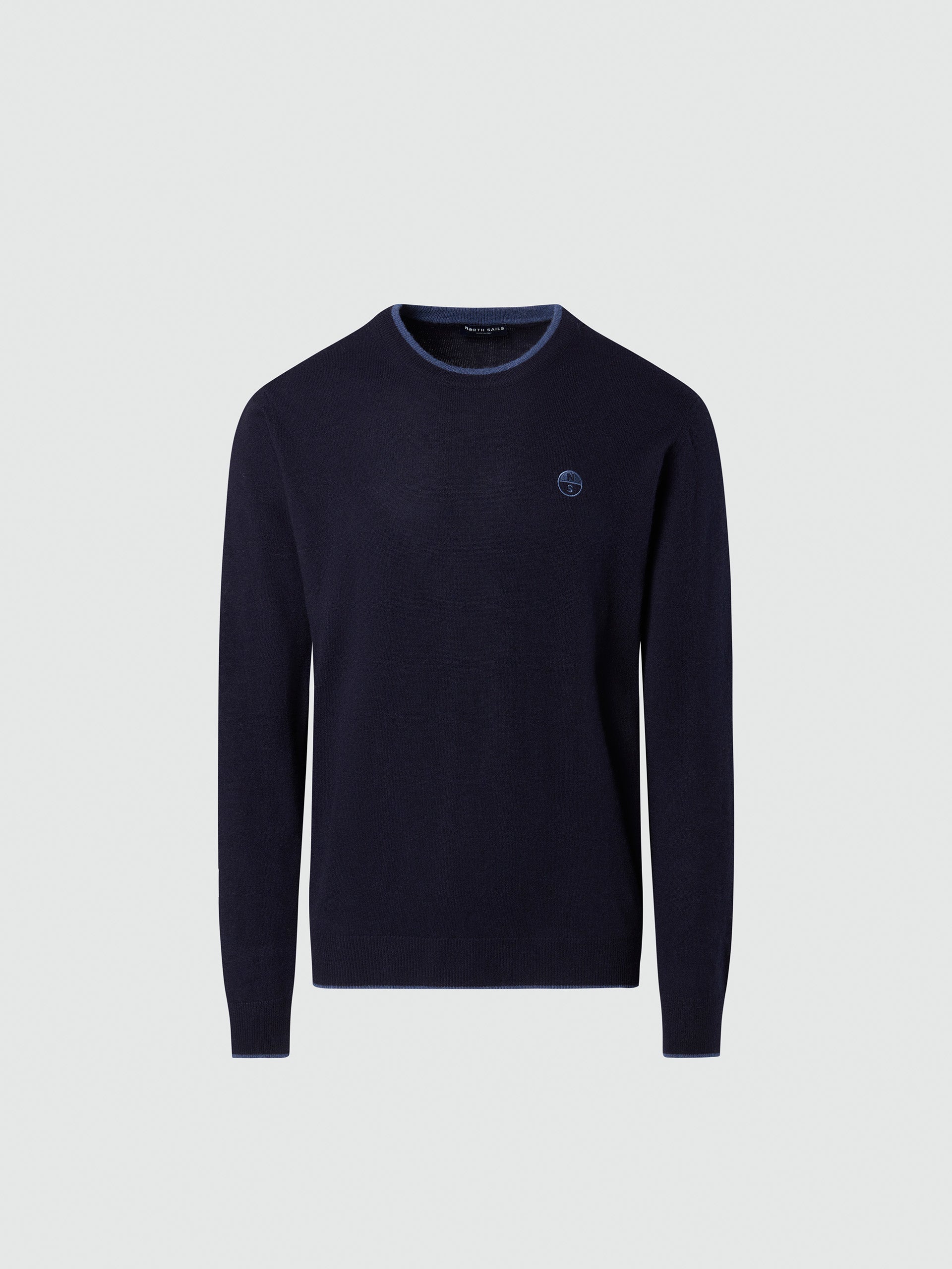 hover | Navy blue | crewneck-12gg-knitwear-699775-1