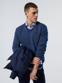 2 | China blue melange | v-neck-12-gg-knitwear-699776-1