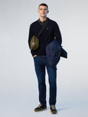 5 | Navy blue | v-neck-12-gg-knitwear-699776-1