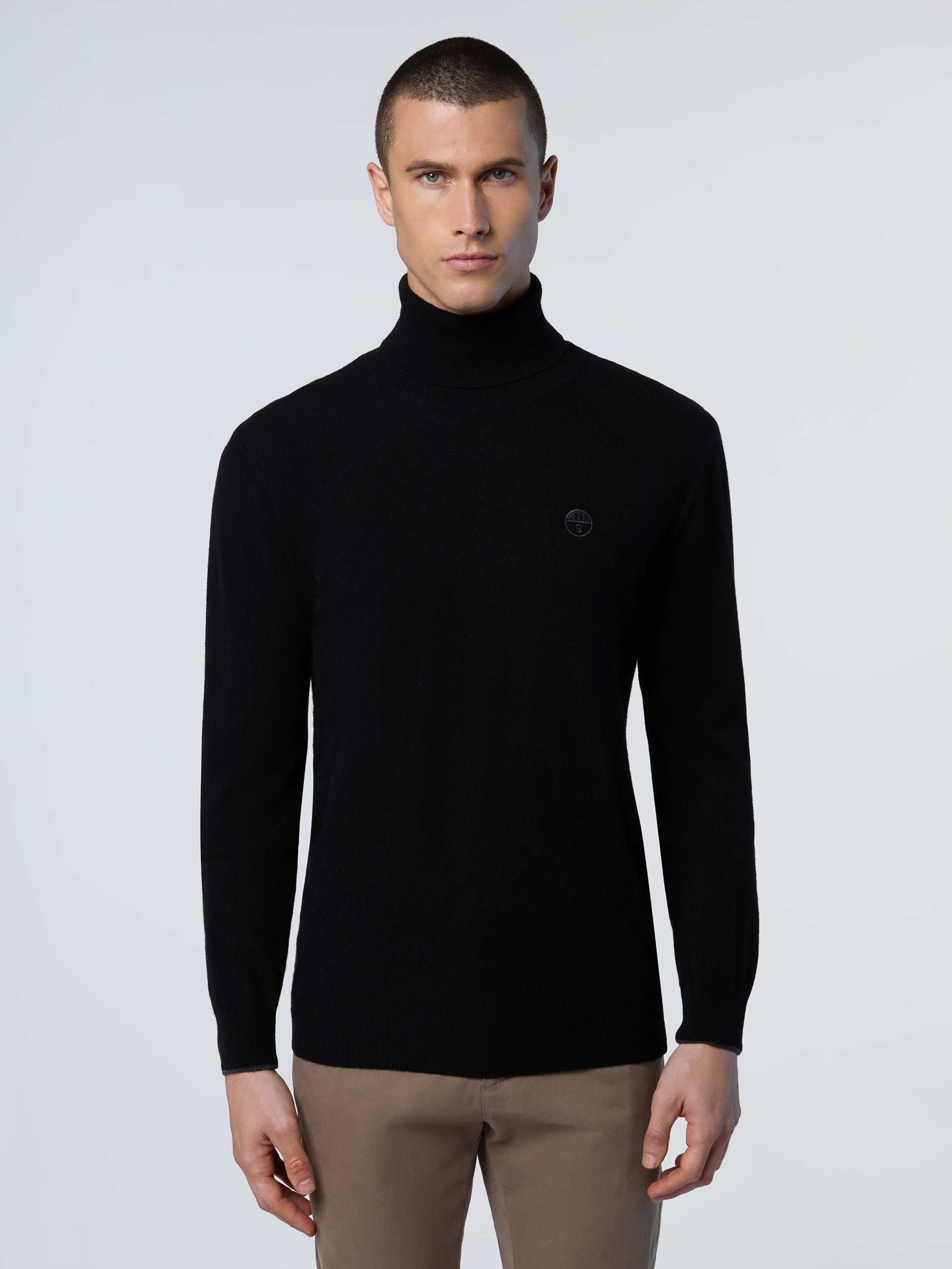 1 | Black | turtle-neck-12gg-knitwear-699777