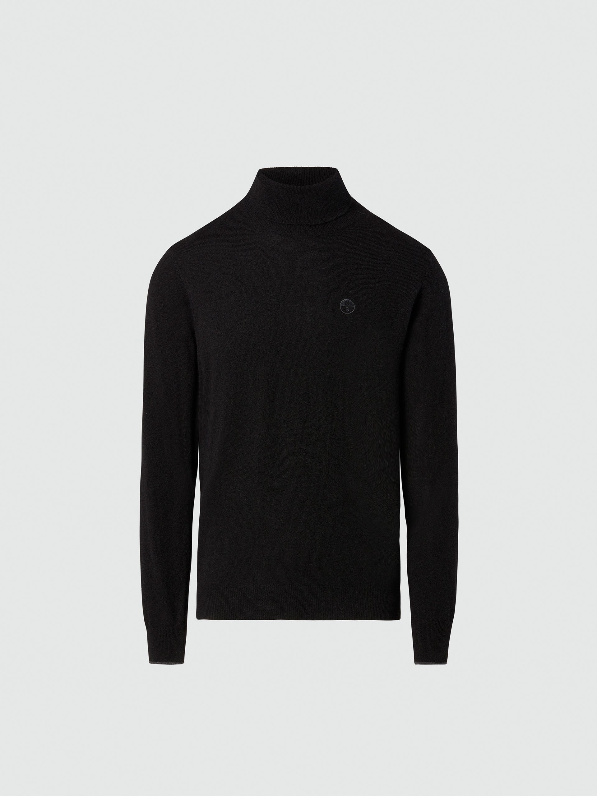 hover | Black | turtle-neck-12gg-knitwear-699777