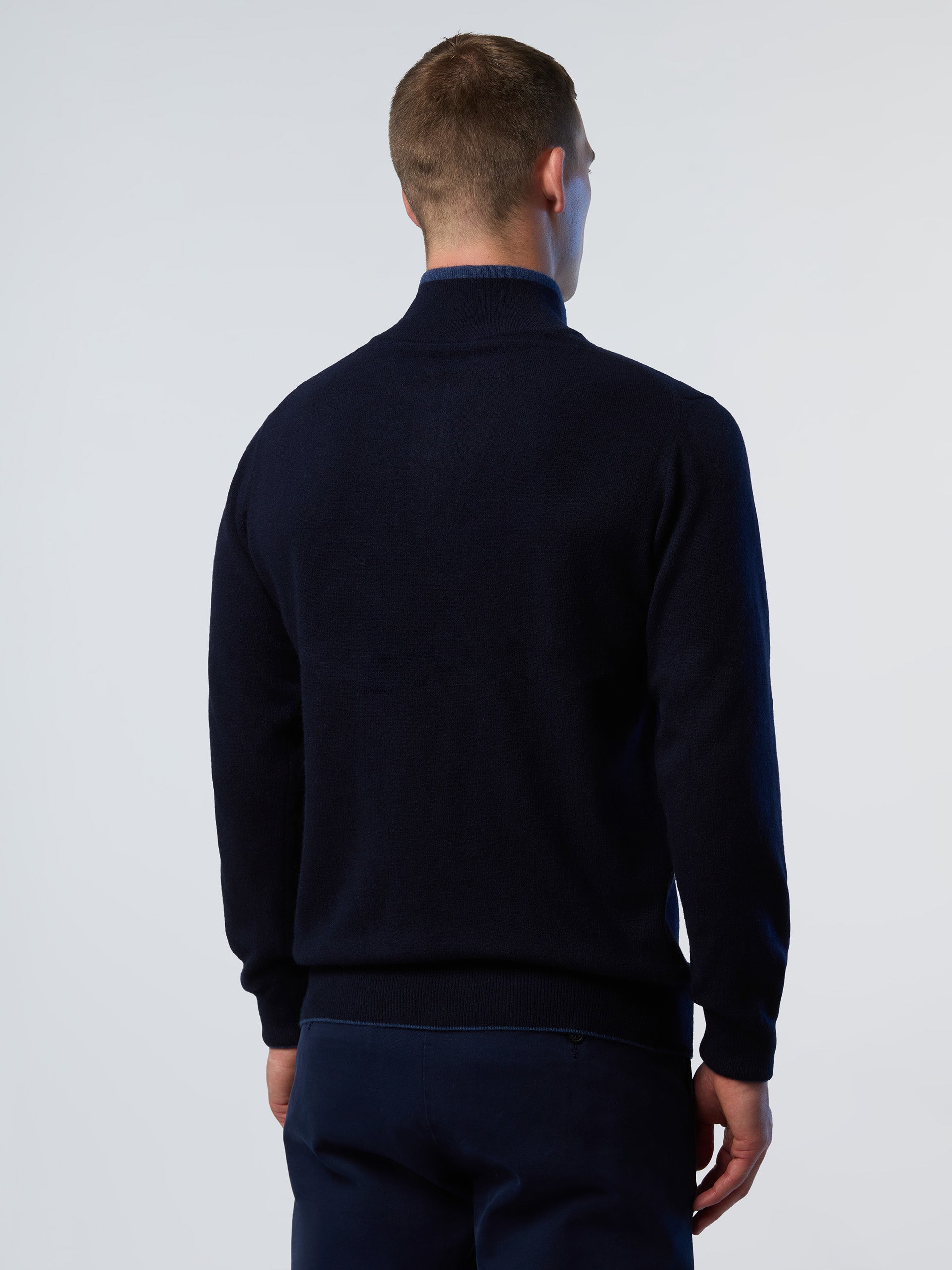 4 | Navy blue | half-zip-12gg-knitwear-699778