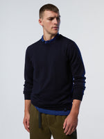 2 | Navy blue | crewneck-12gg-knitwear-699790