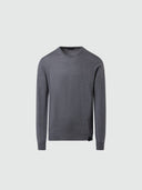 hover | Medium grey melange | crewneck-12gg-knitwear-699790
