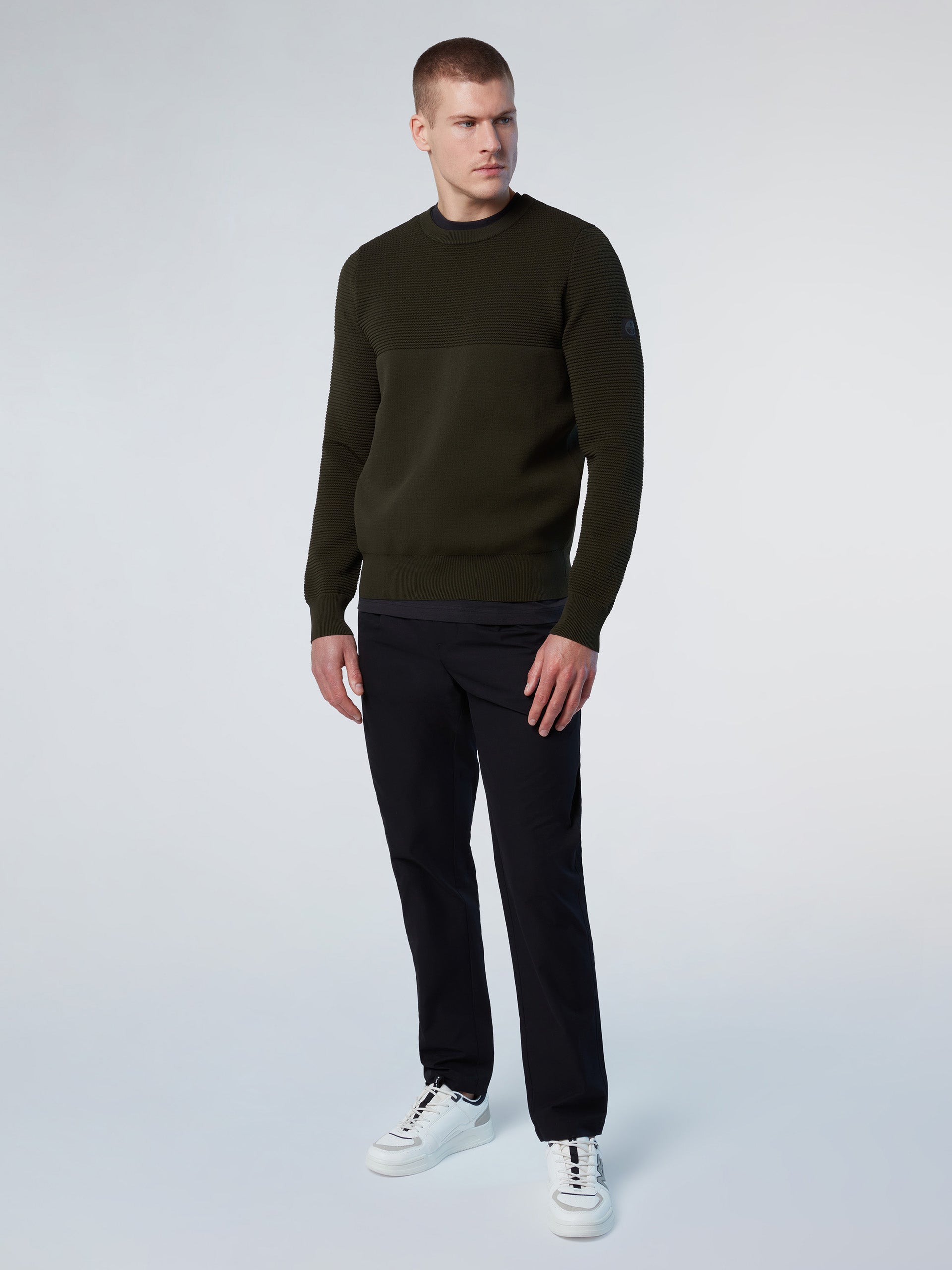Mixed stitch sweater | North Sails