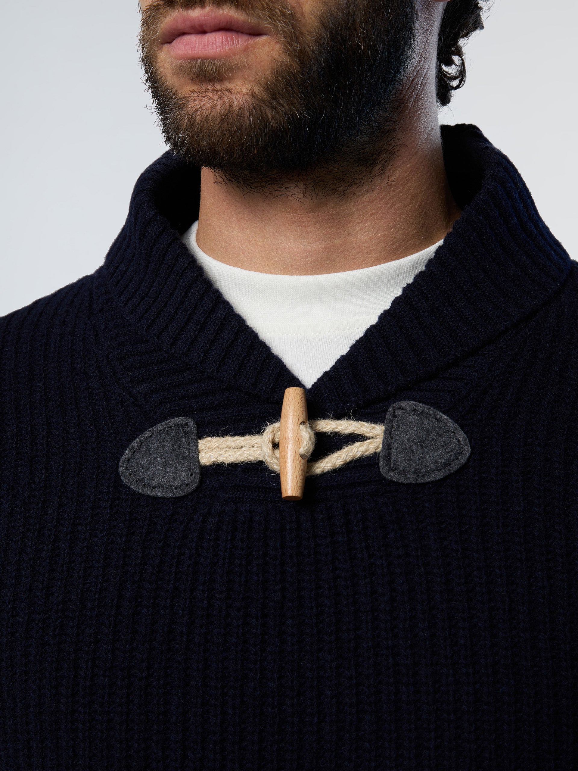 8 | Navy blue | shawl-neck-with-toggles-7gg-knitwear-699821