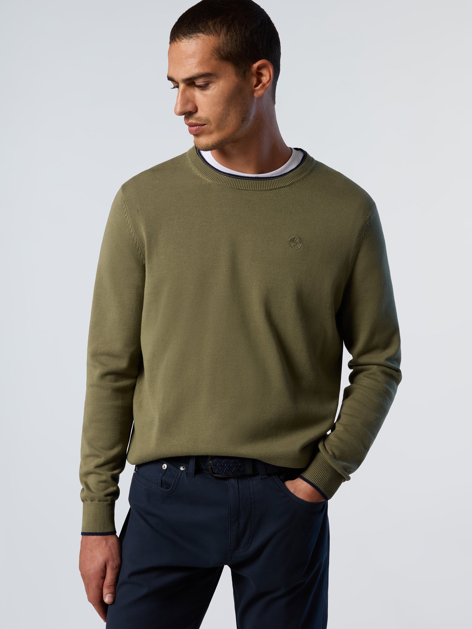 2 | Deep green | crewneck-knitwear-12gg-699830