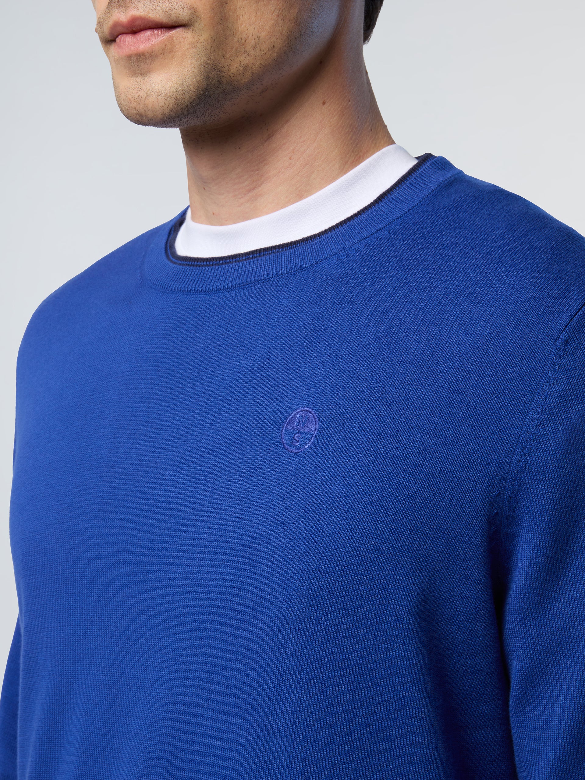6 | Electric blue | crewneck-knitwear-12gg-699830