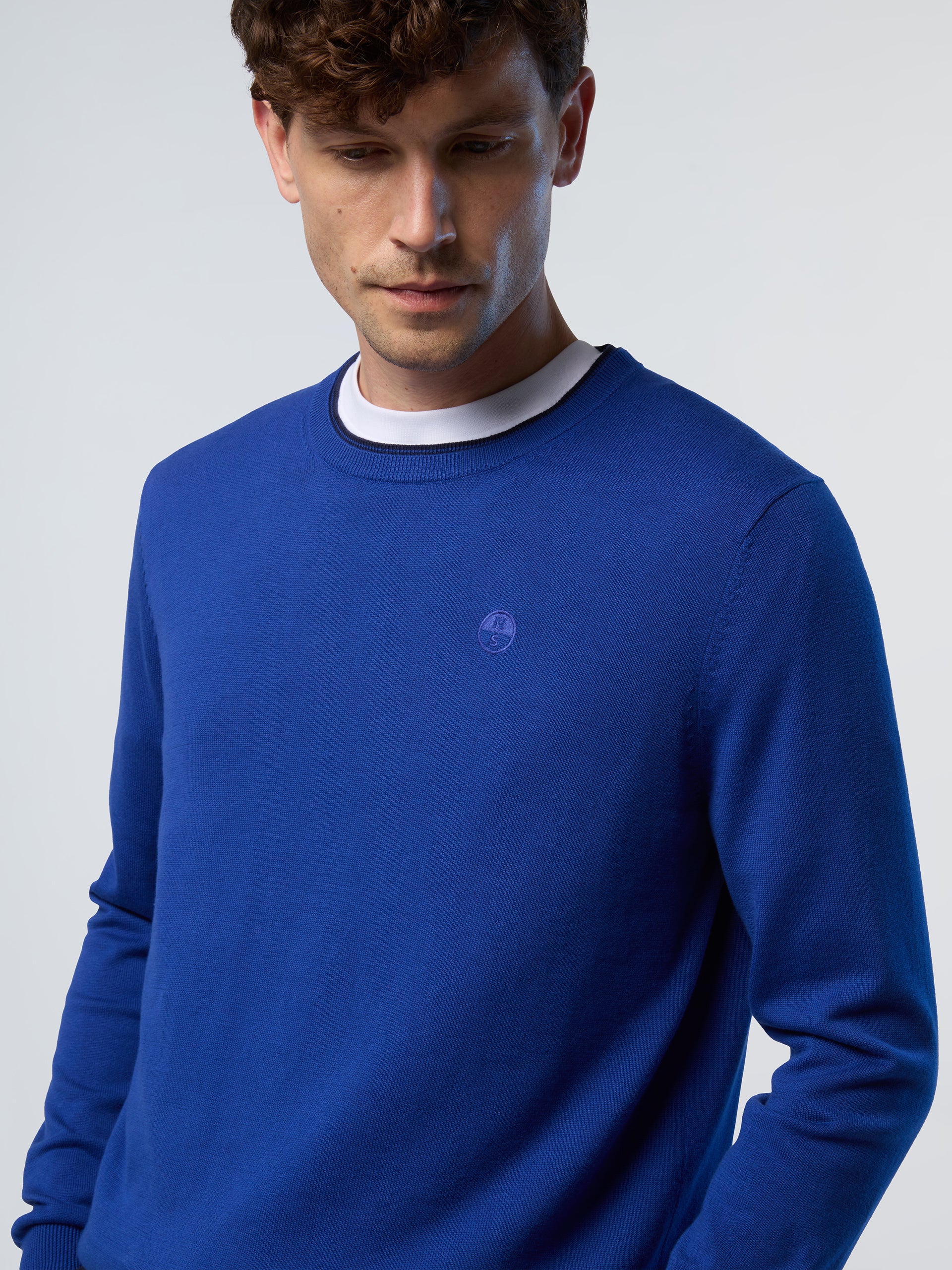 2 | Electric blue | crewneck-knitwear-12gg-699830