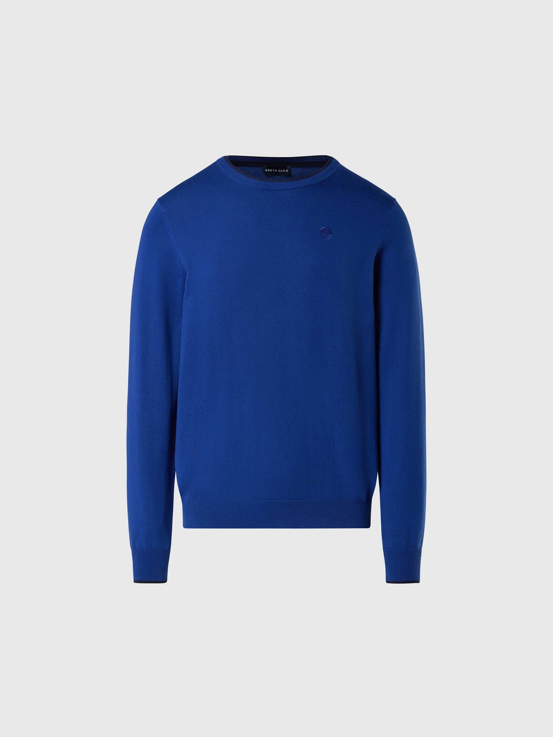 hover | Electric blue | crewneck-knitwear-12gg-699830
