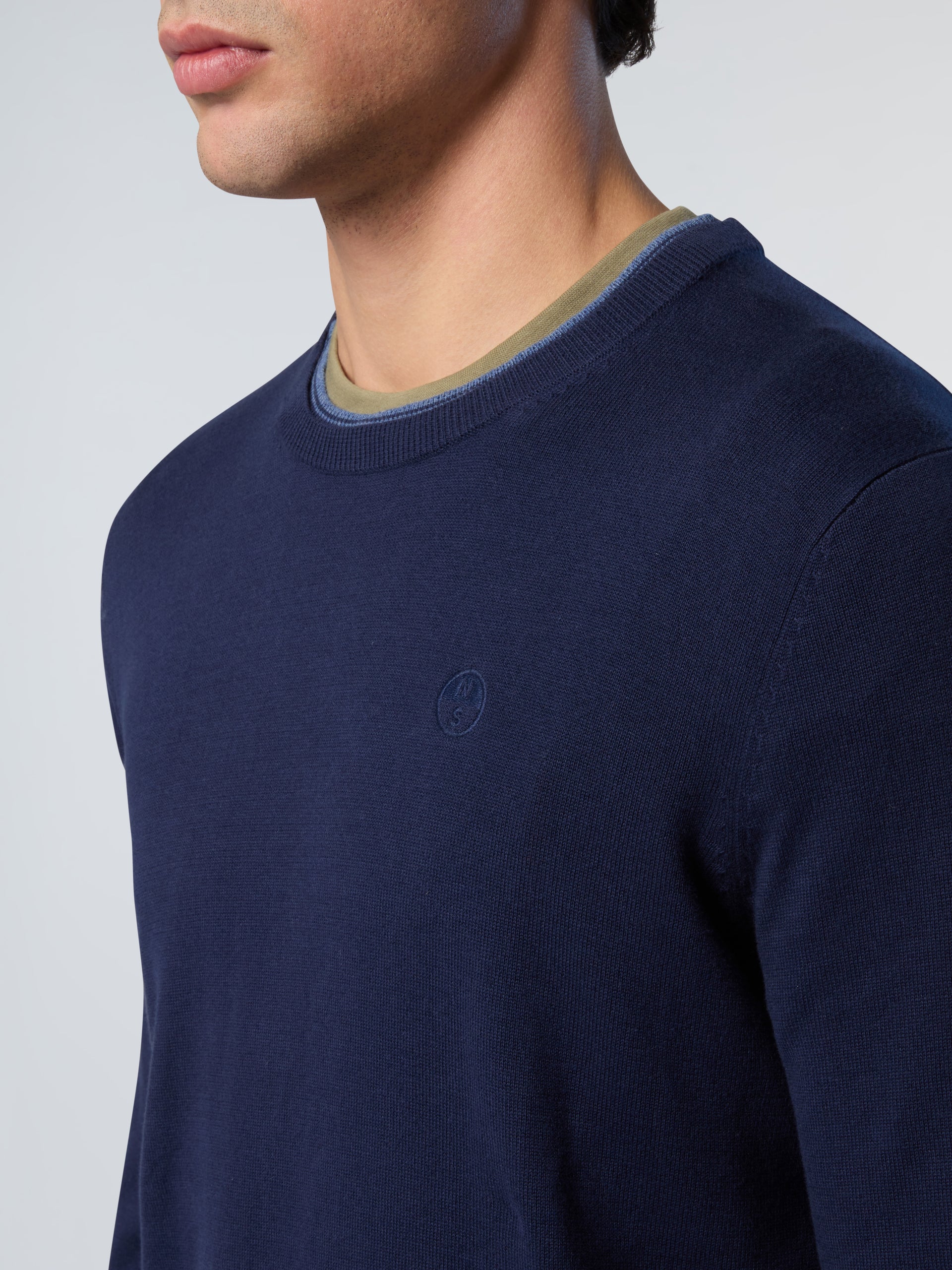 6 | Navy blue | crewneck-knitwear-12gg-699830