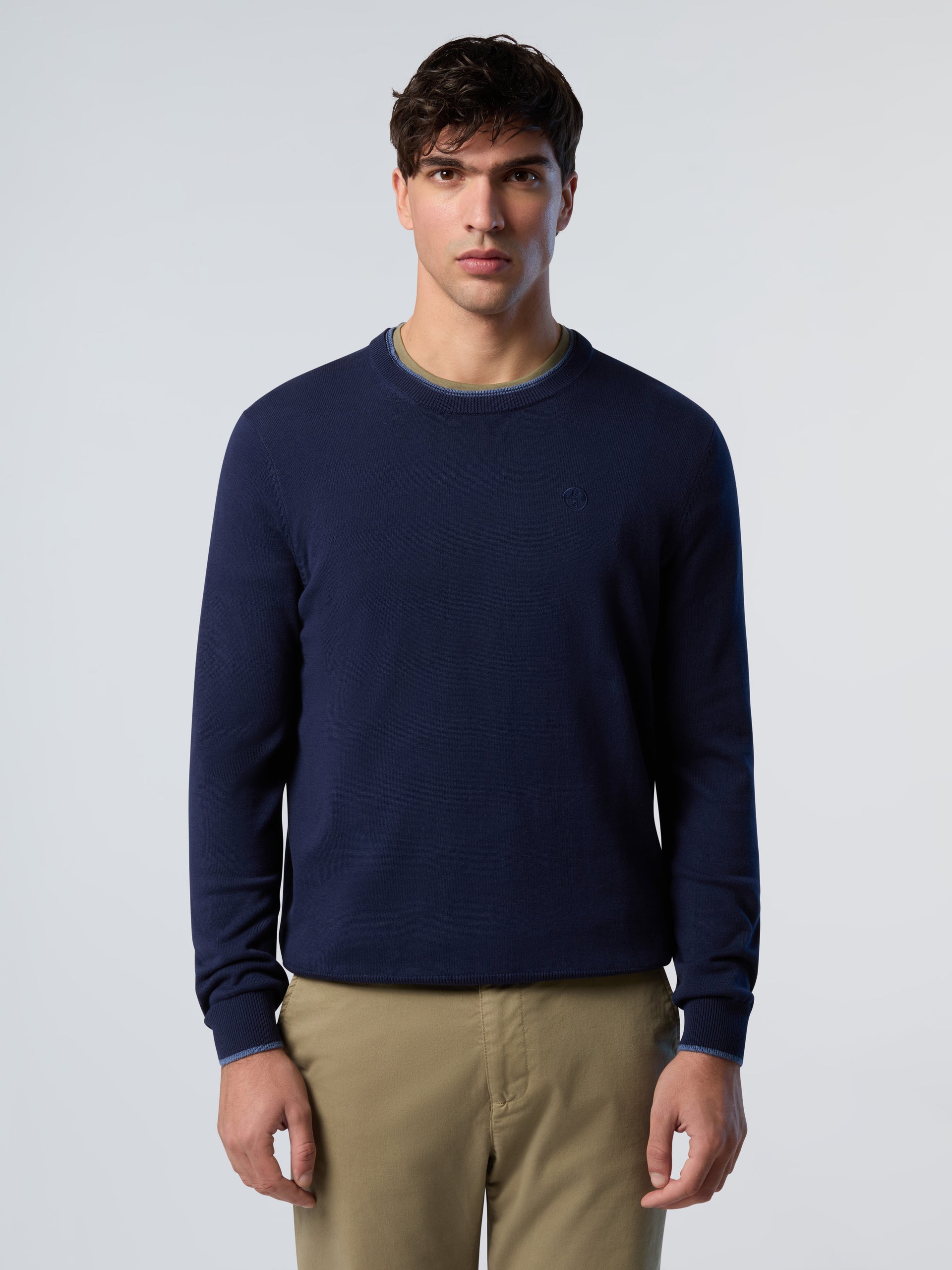 1 | Navy blue | crewneck-knitwear-12gg-699830