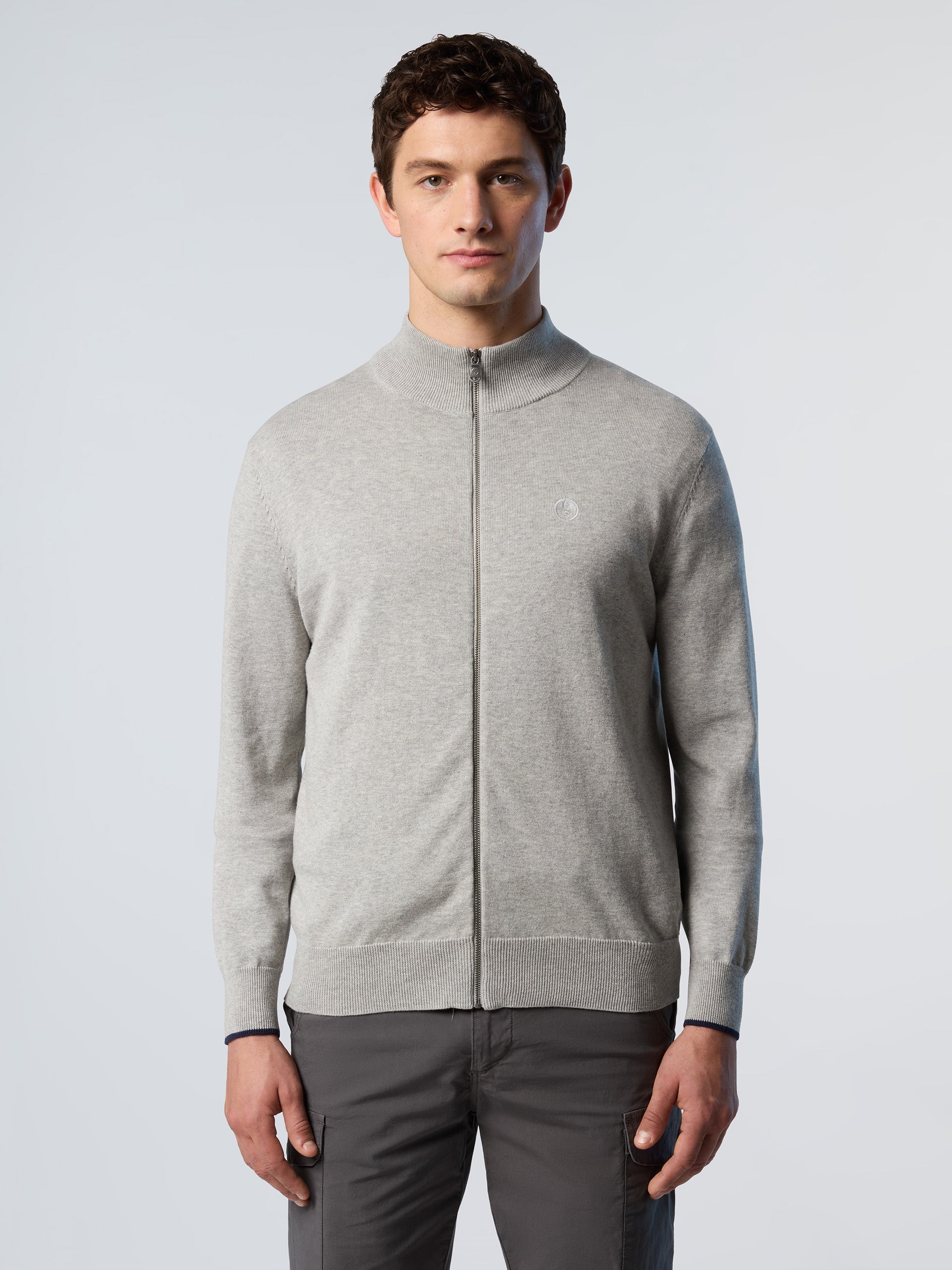 1 | Grey melange | full-zip-knitwear-12gg-699831
