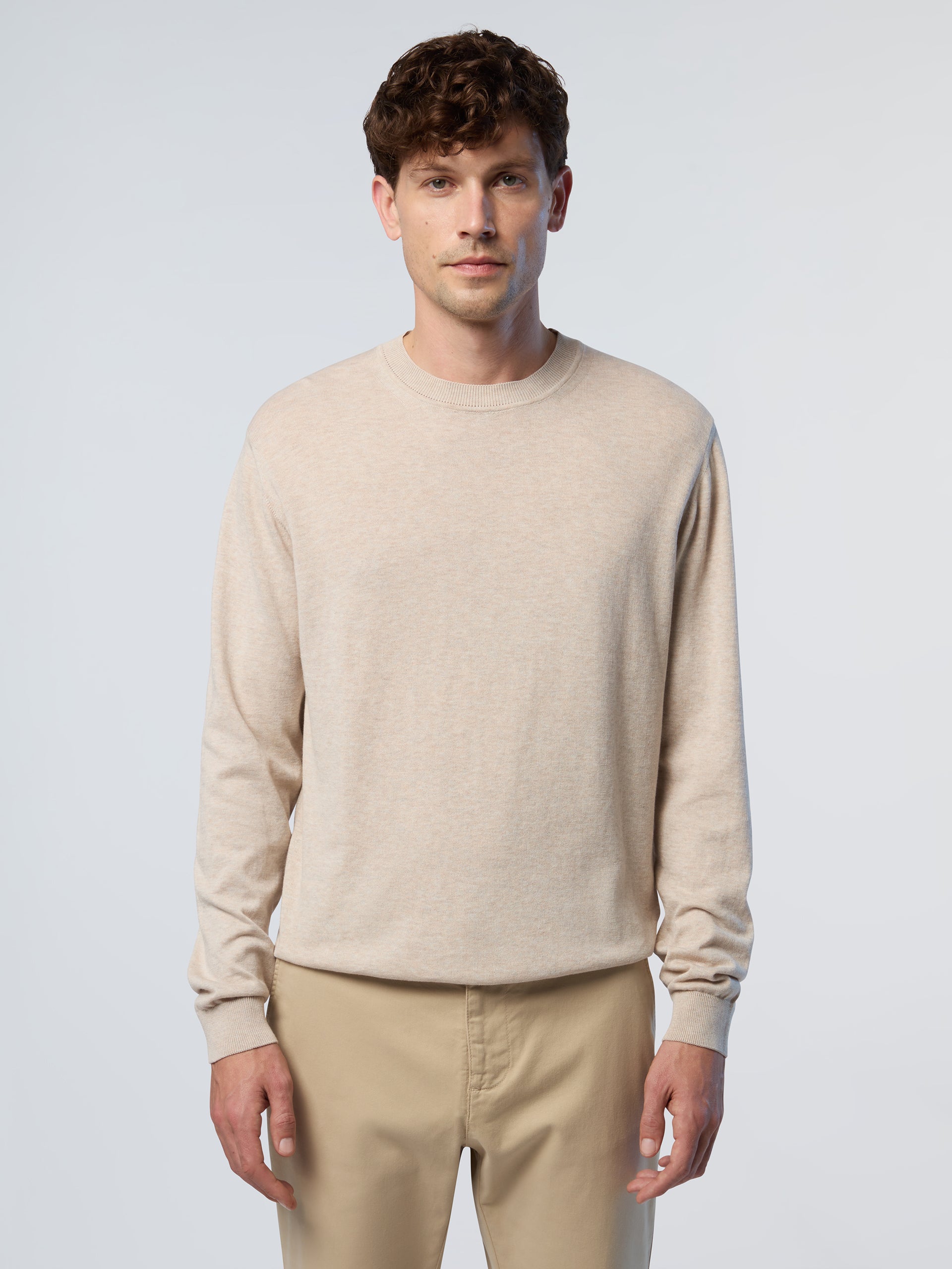 1 | Beige melange | crewneck-14-gg-knitwear-699832