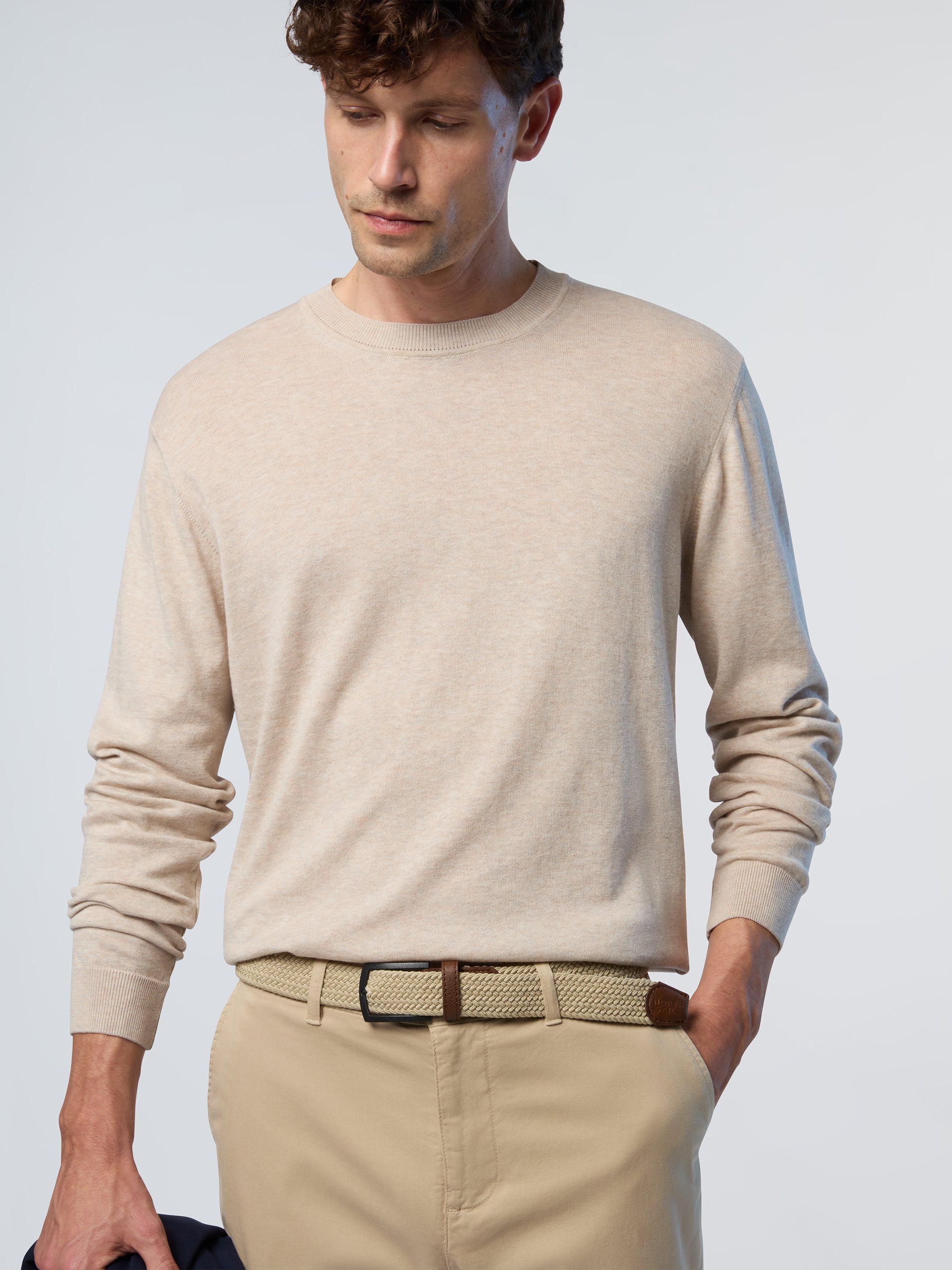 2 | Beige melange | crewneck-14-gg-knitwear-699832