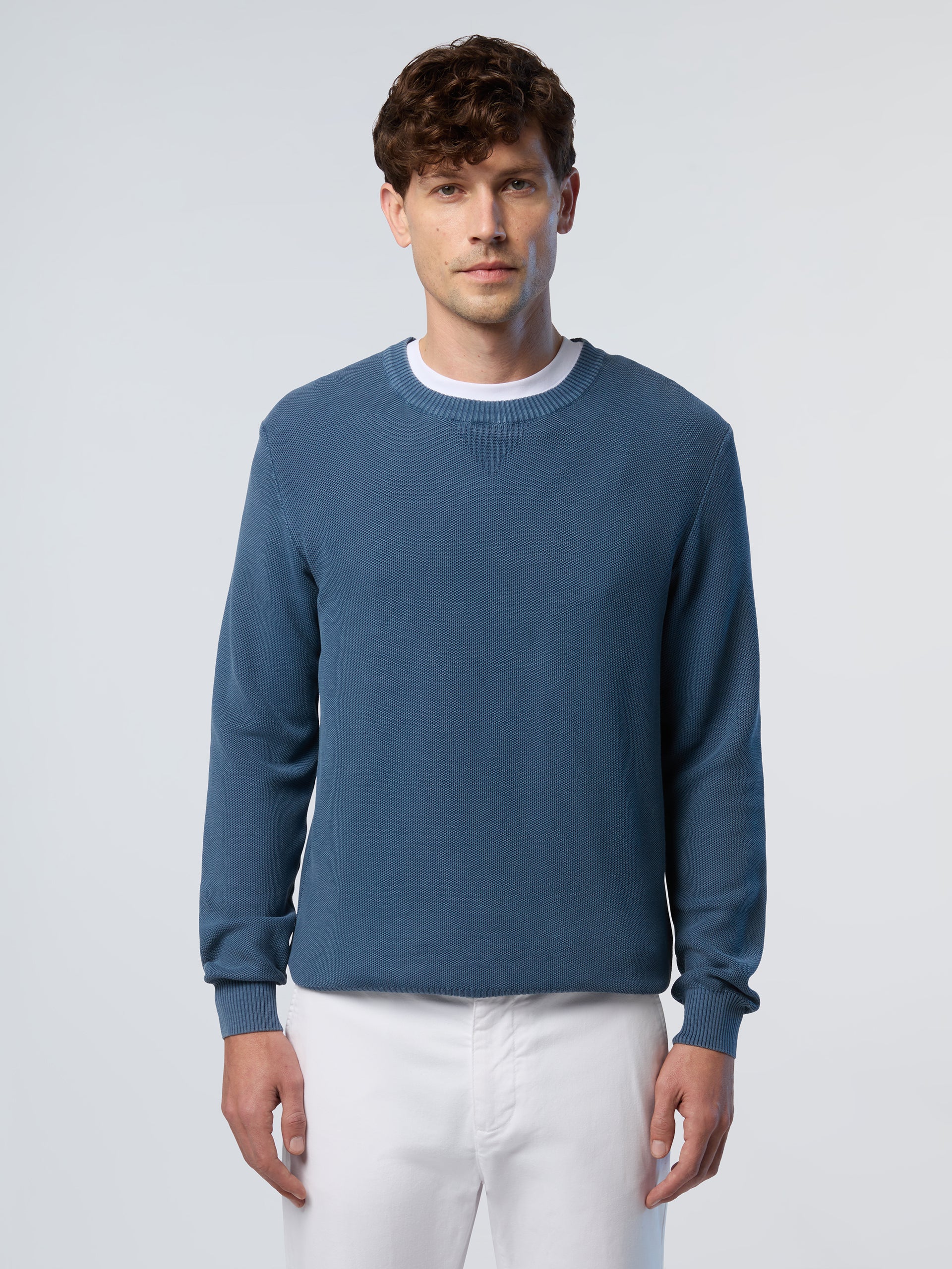 Honeycomb crew-neck sweater | North Sails