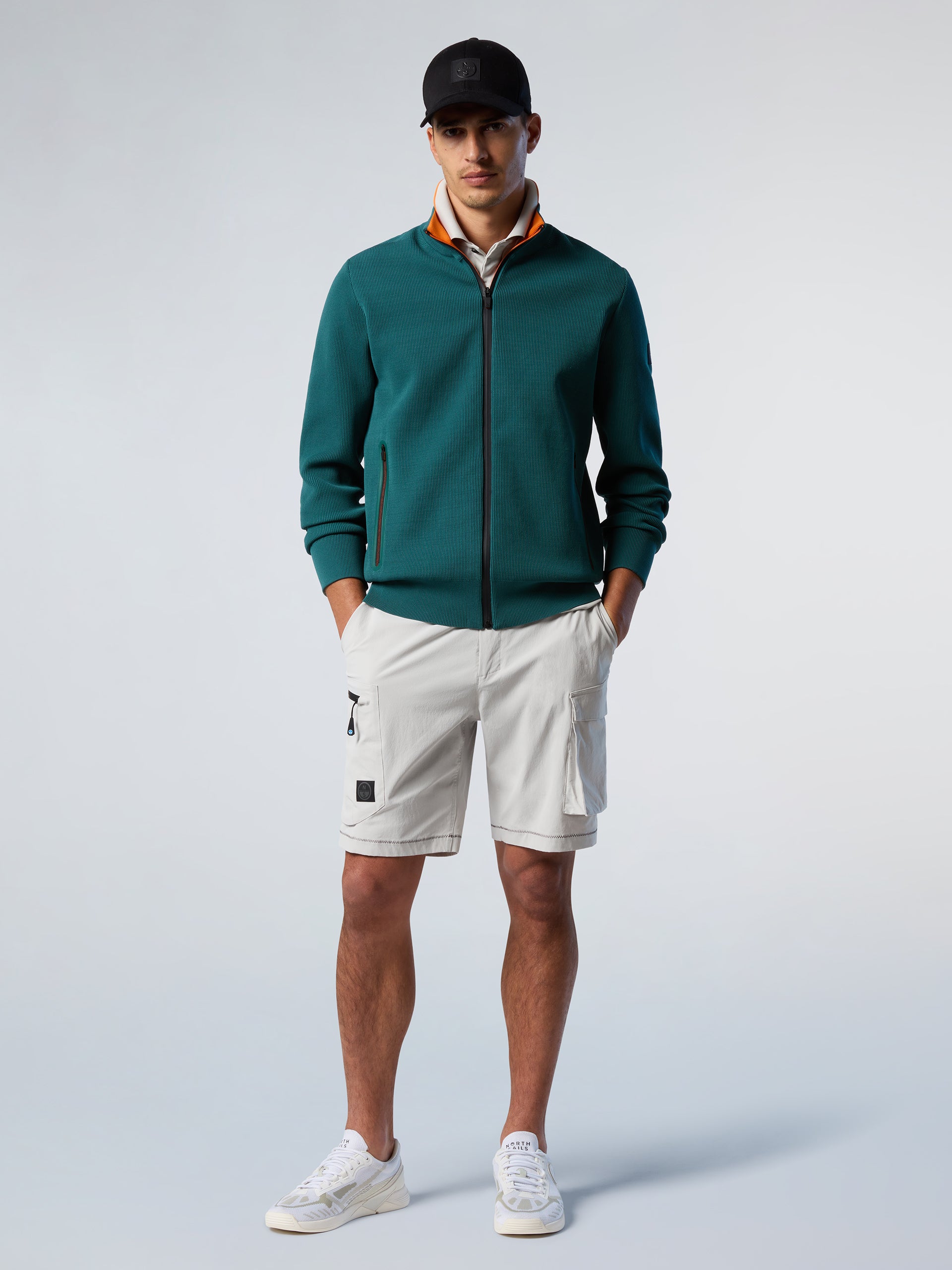 Technical knit full-zip sweater | North Sails