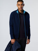 2 | Navy blue | full-zip-knitwear-12gg-699835
