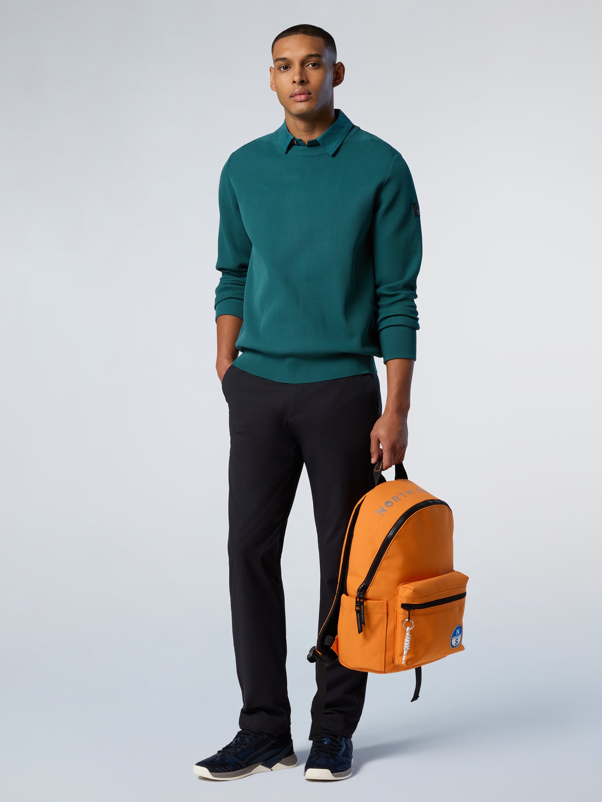 Technical knit crew-neck sweater | North Sails