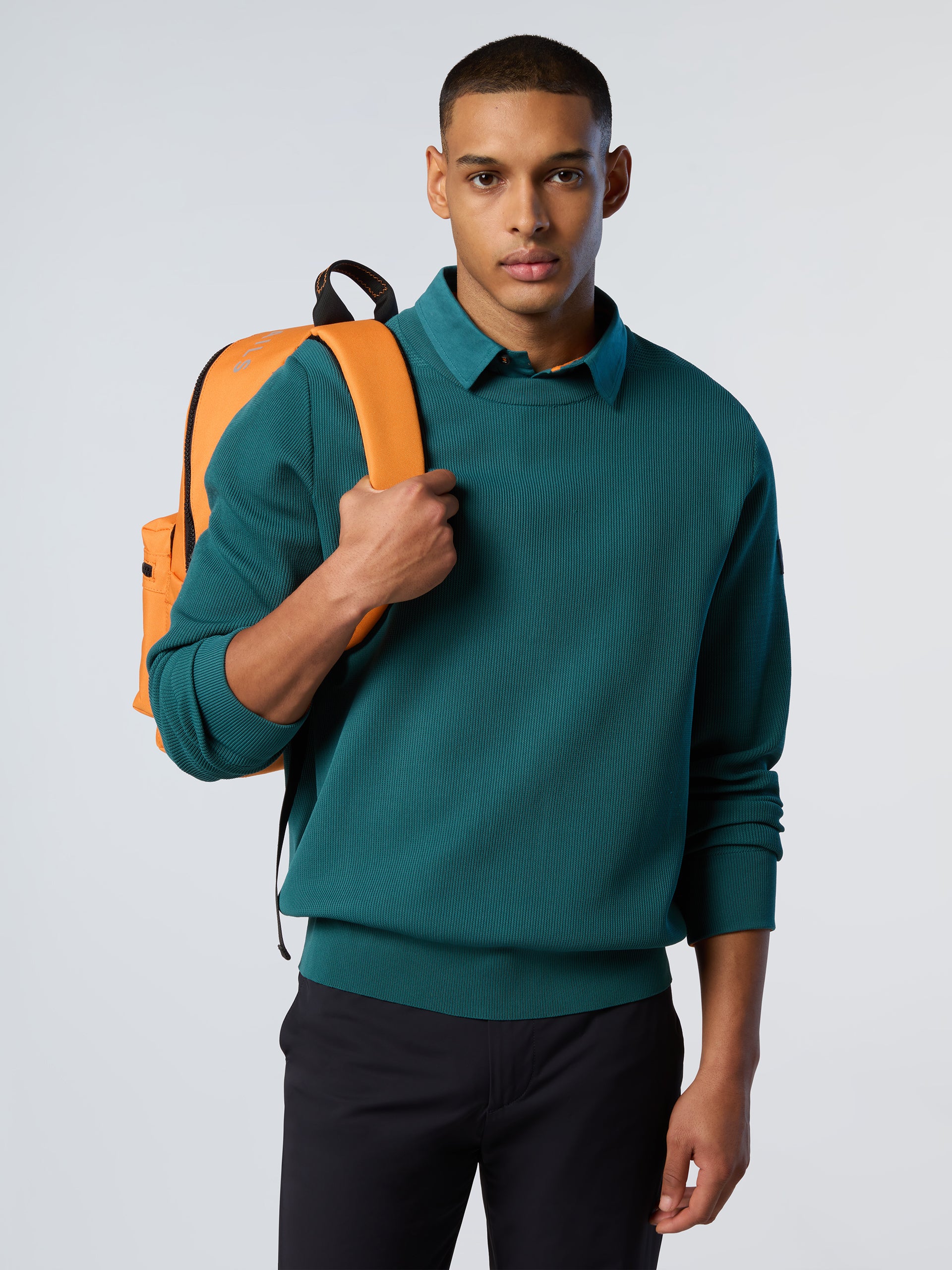 Technical knit crew-neck sweater | North Sails