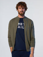 2 | Dusty olive | full-zip-knitwear-12gg-699924