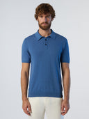 1 | Blue melange | polo-knitwear-14gg-699927