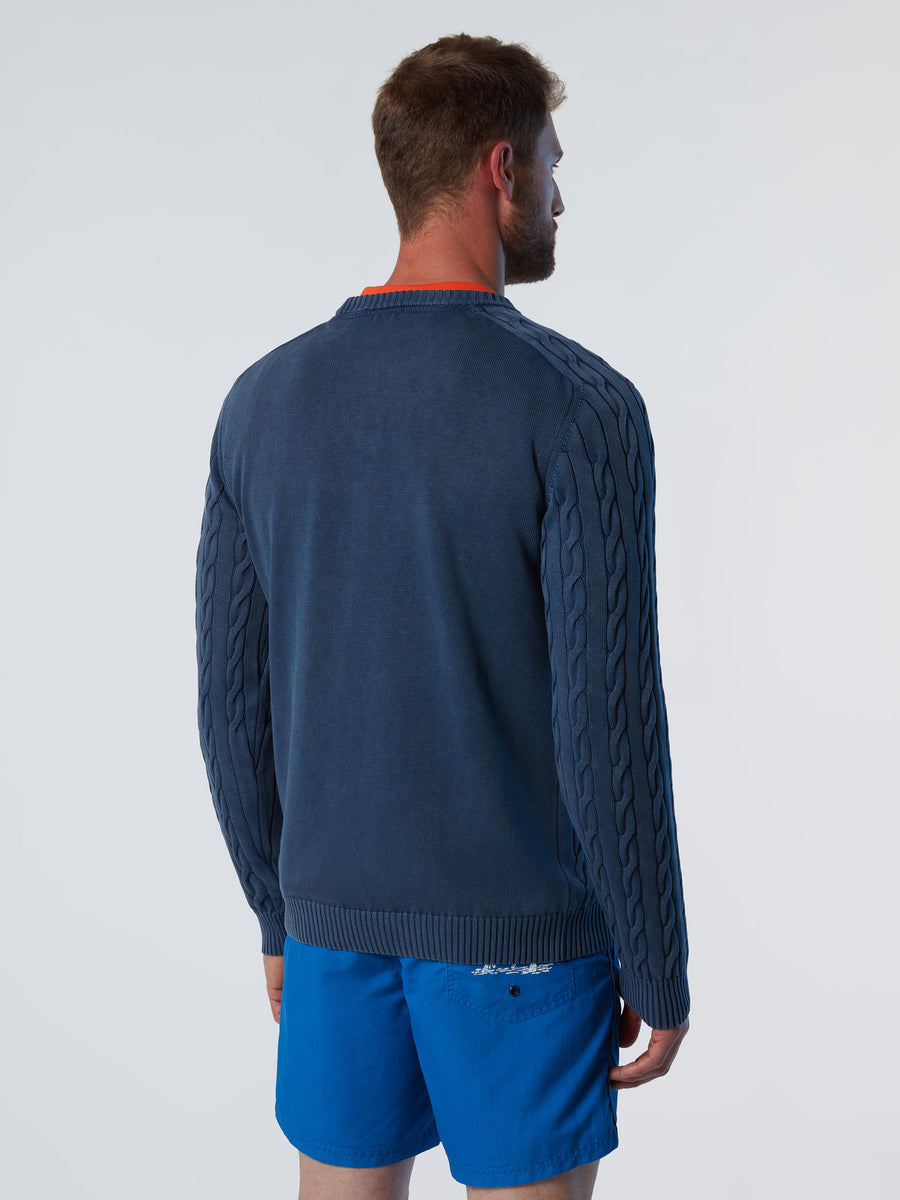 4 | Navy blue | crewneck-knitwear-12gg-699938