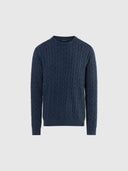 hover | Navy blue | crewneck-knitwear-12gg-699938
