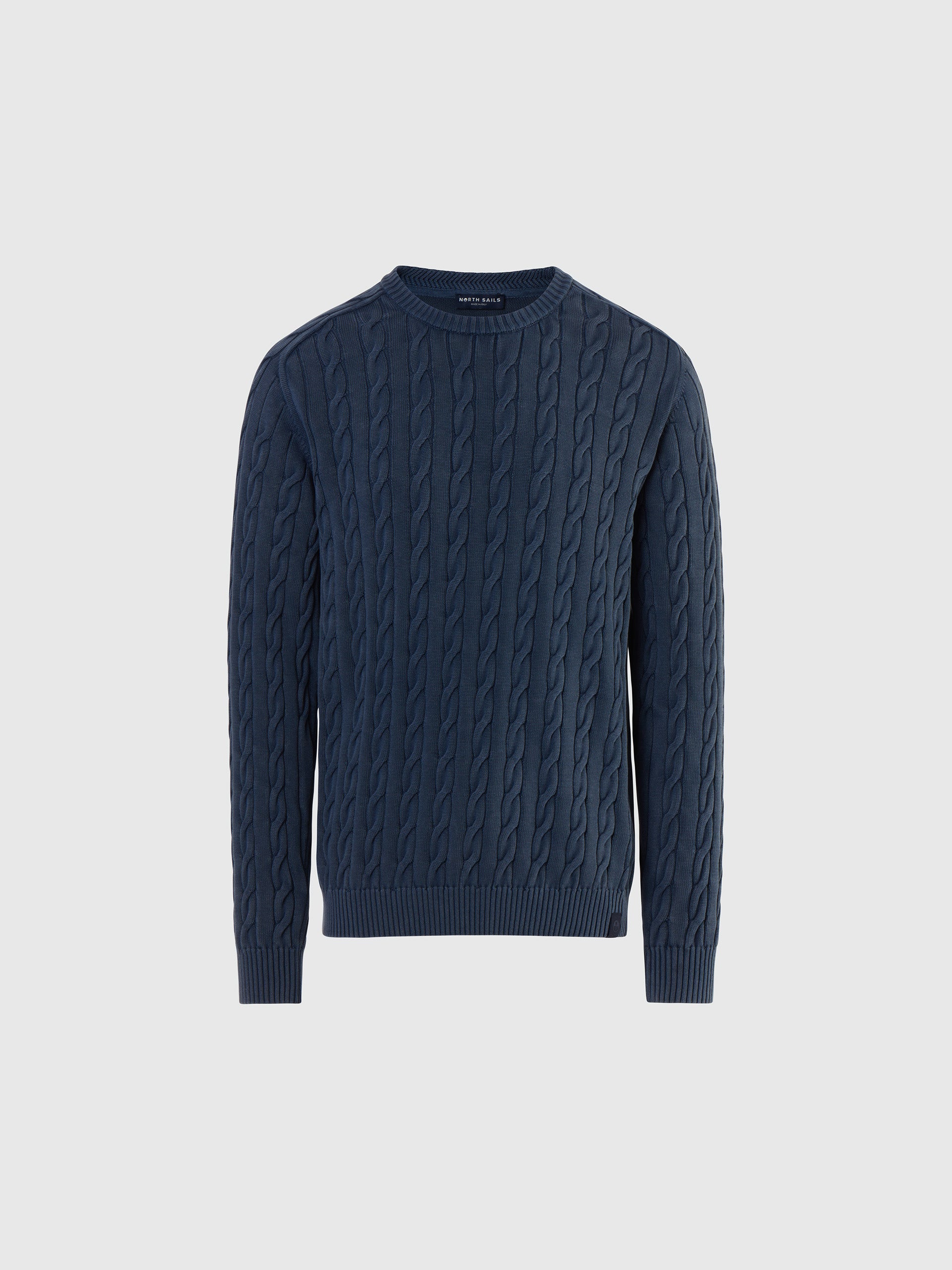 hover | Navy blue | crewneck-knitwear-12gg-699938