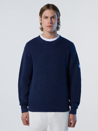 1 | Navy blue | crewneck-knitwear-7gg-699939