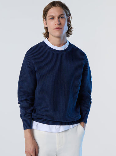 2 | Navy blue | crewneck-knitwear-7gg-699939