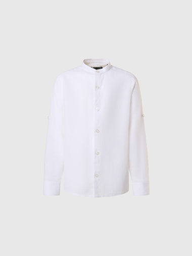hover | White | shiirt-long-sleeve-mandarin-collar-764156